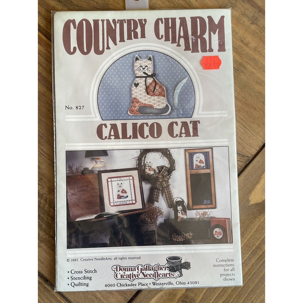 Donna Gallagher Creative Needlehearts Lot Calico Cat Patchwork Sheep Patterns